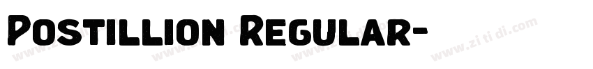 Postillion Regular字体转换 Postillion Regular字体转换